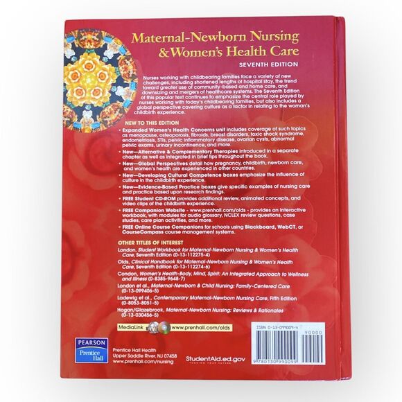 MATERNAL-NEWBORN NURSING WOMEN'S HEALTH CARE 7th Ed Olds London Ladewig Davidson - Picture 5 of 11